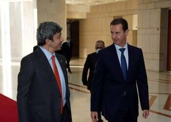 Emirati FM meets with Assad in highest-level visit since Syria war began