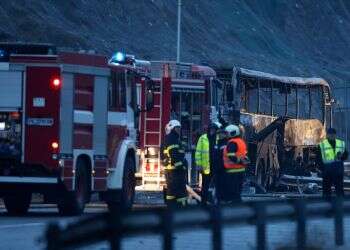 45 dead, including 12 children, in bus crash in Bulgaria