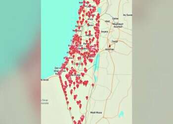 Iranian paper publishes 'map of Israeli targets'