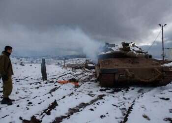 Winter storm Alfis drops snow on Golan Heights before moving south