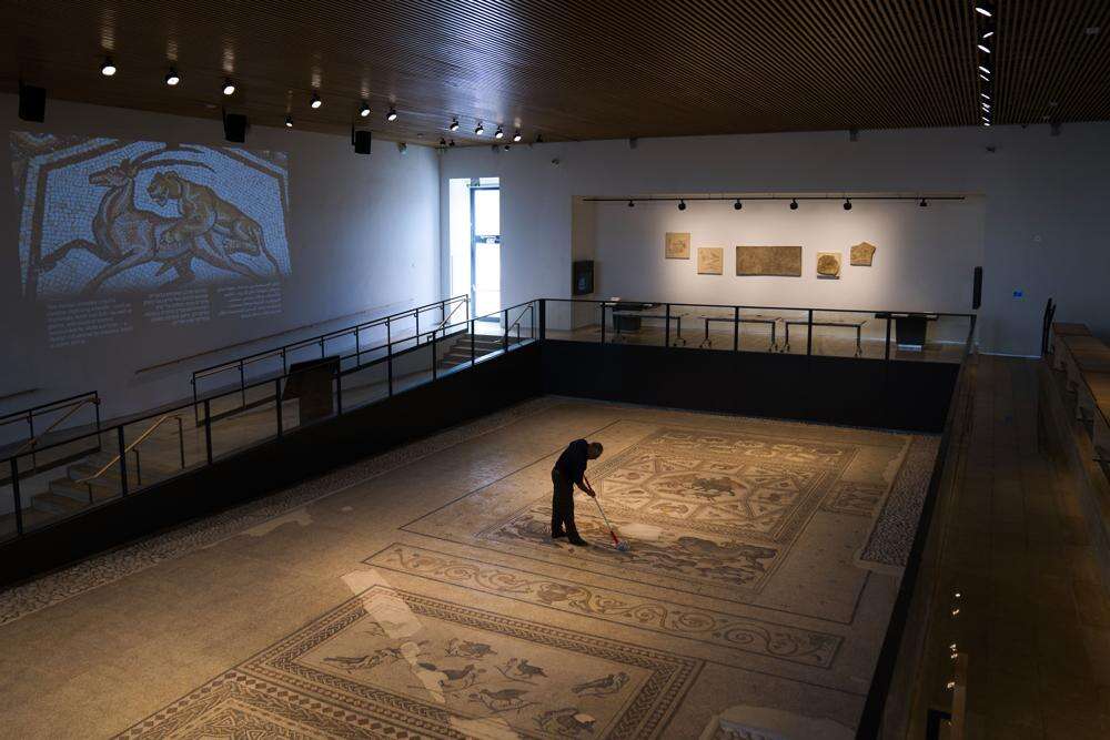 Stunning Ancient Mosaic Found Near Tel Aviv Returns Home After World Tour -  Archaeology 