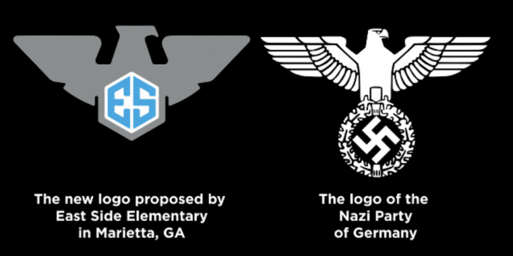 Georgia school district pulls new logo after Nazi eagle comparisons ...