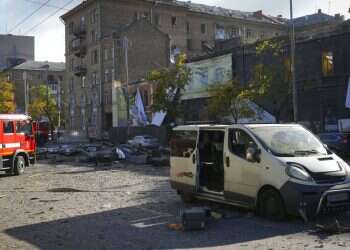 Massive attack on Kyiv leaves widespread destruction days after Russian landmark hit