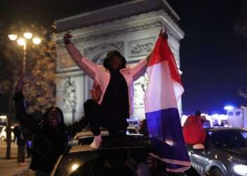 France celebrates World Cup victory, fans cheer Morocco team