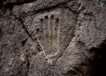 Archaeologists baffled by ancient handprint discovered in Jerusalem