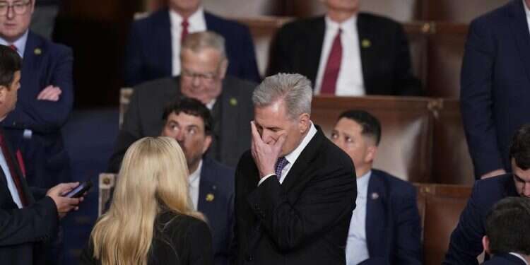 McCarthy repeatedly rejected for House speaker