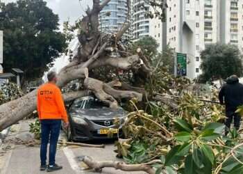 Storm Barbara hits Israel with strong gusts, heavy rain