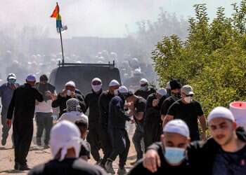 Druze protest against wind turbines construction turns violent