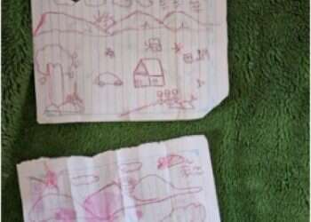 IDF finds child's drawings in Hamas dungeon where hostages were held