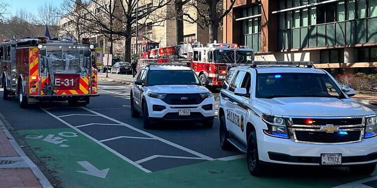 US airman sets himself on fire outside Israeli Embassy in Washington