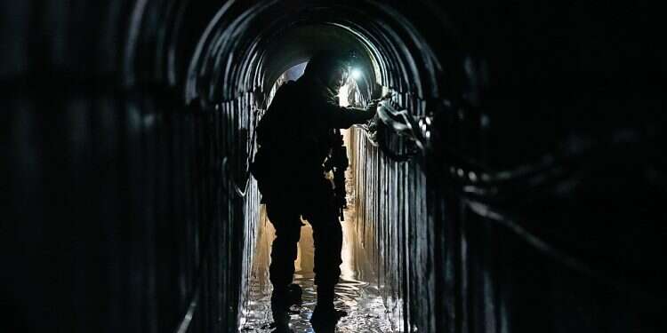IDF shows footage of massive tunnel under UNRWA headquarters – www ...