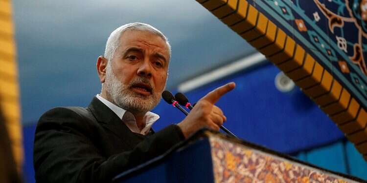 Hamas chief says group showing flexibility in talks but ready to continue fight