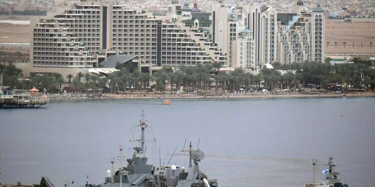 Drone attack damages Eilat navy base building