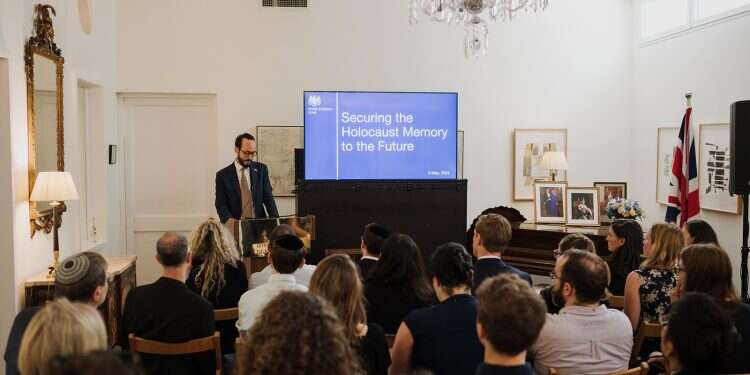 British embassy hosts Holocaust event to safeguard memory for future generations