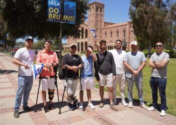 Wounded Israeli soldiers bring resilience to UCLA amid canceled Holocaust event