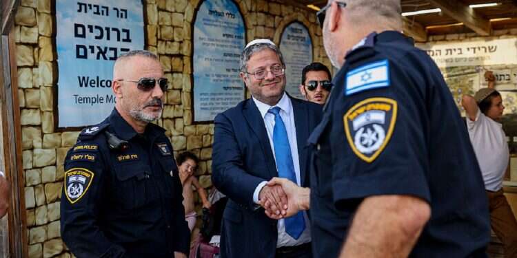 On Temple Mount, far-right minister tells Europe it is 'rewarding Hamas murderers'