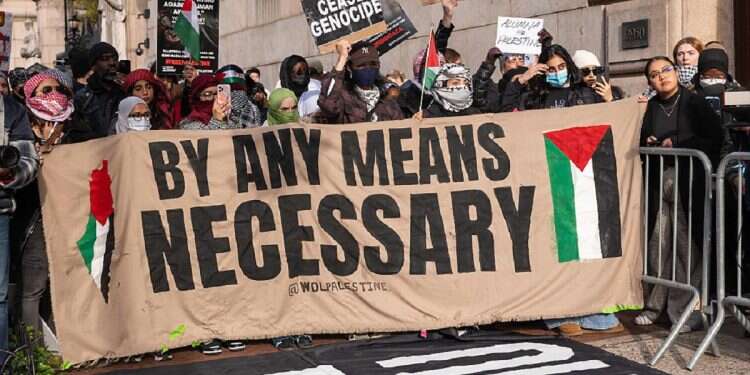 When a journalist is mobbed by pro-Palestinian protesters