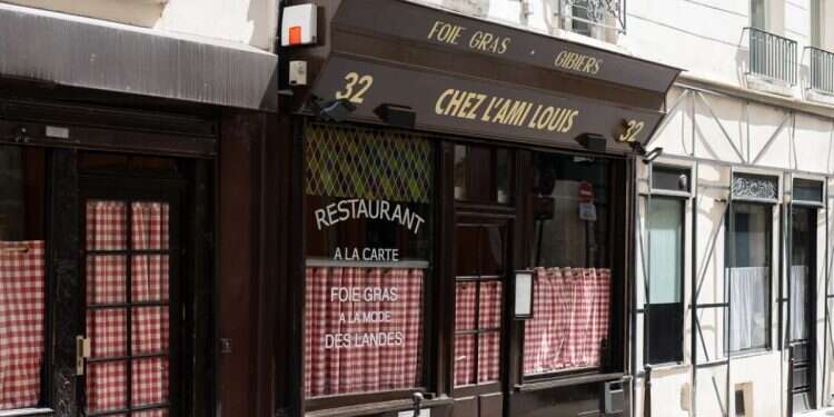 Chez l'Ami Louis restaurant in Paris