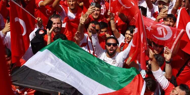 Euro 2024 organizers turn blind eye to Palestinian flag in stadiums
