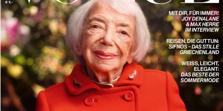 Holocaust survivor's Vogue cover tells harrowing tale