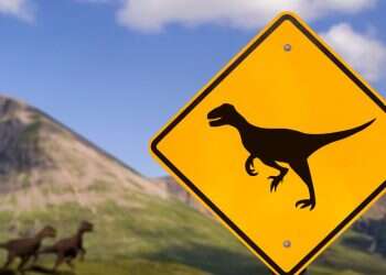 Dinosaurs sign