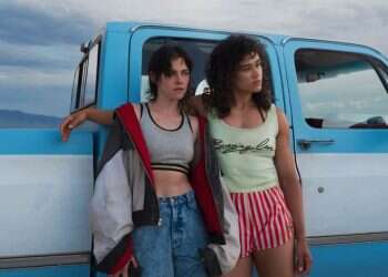 Kristen Stewart, left, and Katy O’Brian