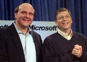 Steve Ballmer and Bill Gates