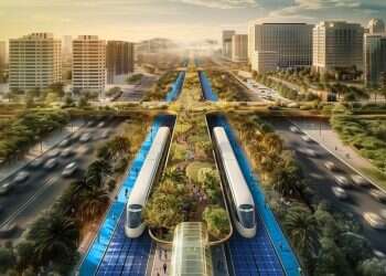 The Dubai Green Spine project