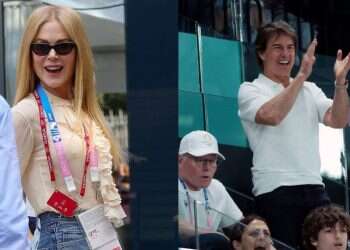 Nicole Kidman and Tom Cruise at the 2024 Paris Olympics