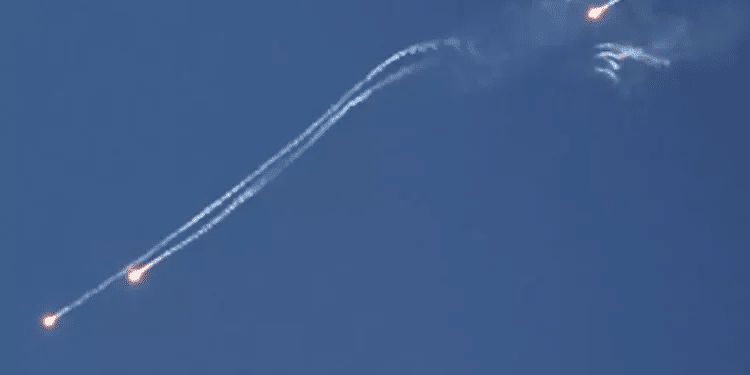 Fire near iconic monument after dozens of rocket attacks on Galilee Panhandle