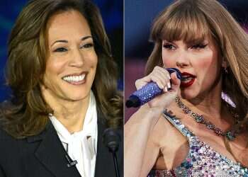 Taylor Swift endorses Kamala Harris, signs post as 'childless cat lady