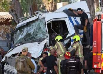 1 killed, 5 seriously injured in ramming incident near Tel Aviv