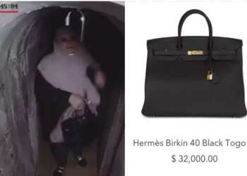 Did Sinwar's wife go into hiding with Birkin bag?