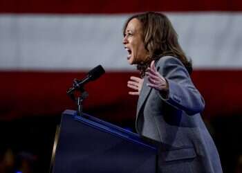 Harris says 'it's real' after heckler's tirade on Palestinian 'genocide'