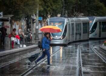 Record-breaking rainfall paralyzes Israel's coastal region