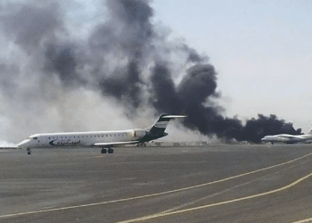 IDF strikes Sanaa airport during Houthi leader's press conference