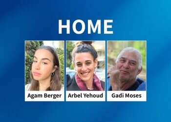 Back home: Released hostages arrive at hospitals, doctors confirm stable condition