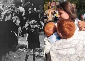 Divided by 80 years yet united in their testimony: 2 photos of Jewish fate