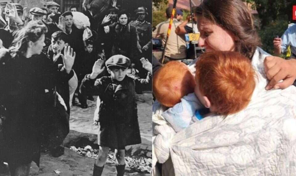 Divided by 80 years yet united in their testimony: 2 photos of Jewish fate