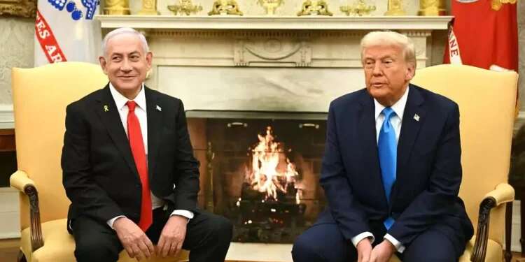 Trump welcomes Netanyahu at the White House