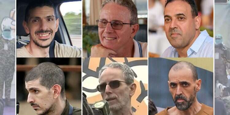 The harrowing footage of the released hostages