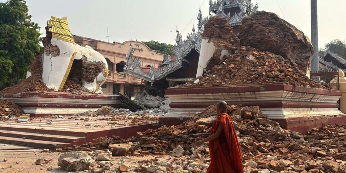 Massive destruction: Satellite images reveal earthquake devastation in Myanmar